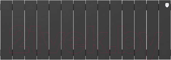 Изображение товара Радиатор биметаллический Royal Thermo PianoForte 300 Noir Sable (14 секций)