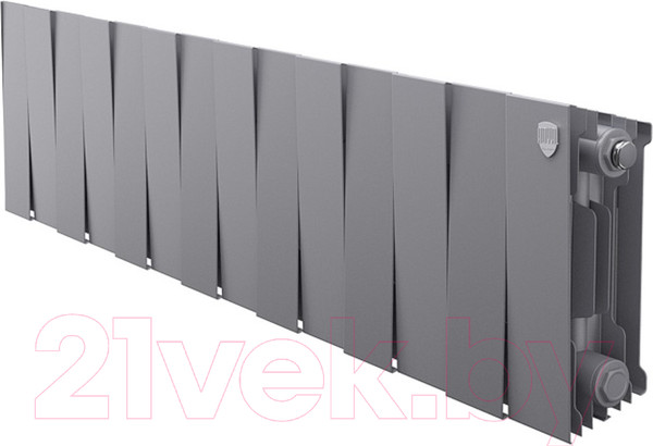 Изображение товара Радиатор биметаллический Royal Thermo PianoForte 200 Silver Satin (14 секций)