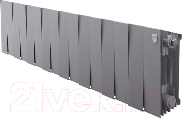 Изображение товара Радиатор биметаллический Royal Thermo PianoForte 200 Silver Satin (16 секций)