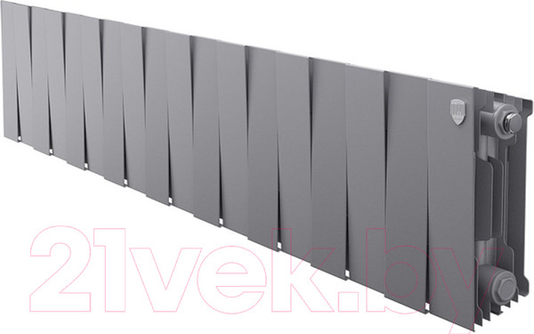 Изображение товара Радиатор биметаллический Royal Thermo PianoForte 200 Silver Satin (18 секций)