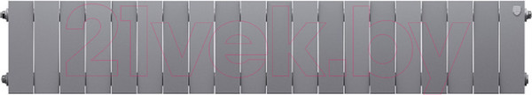 Изображение товара Радиатор биметаллический Royal Thermo PianoForte 200 Silver Satin (20 секций)