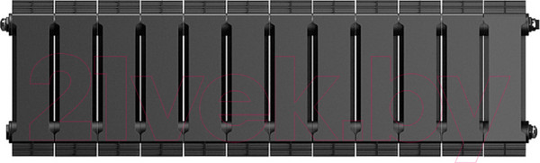 Изображение товара Радиатор биметаллический Royal Thermo Thermo PianoForte 200 Noir Sable (10 секций)