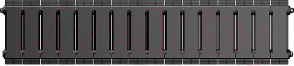 Изображение товара Радиатор биметаллический Royal Thermo PianoForte 200 Noir Sable (16 секций)