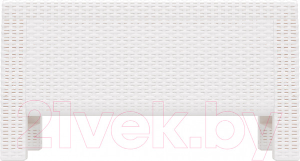 Изображение товара Кофейный столик садовый Альтернатива Ротанг-плюс / М8421 (белый)