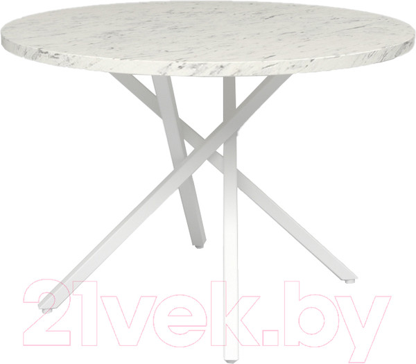 Изображение товара Журнальный столик Дабер 004 / СЖ4.0.1.13 (белый/мрамор белый)