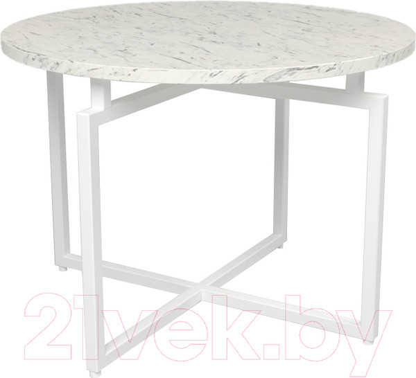 Изображение товара Журнальный столик Дабер 009 / СЖ9.0.1.13 (белый/мрамор белый)
