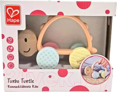Изображение товара Прорезыватель для зубов Hape Черепашка Турбо / E8516_HP