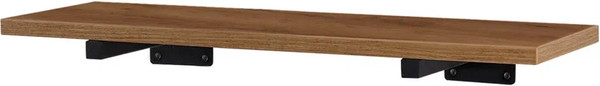 Изображение товара Полка Millwood Настенная с кронштейном 80x20 (дуб табачный Craft/черный)