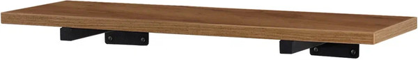 Изображение товара Полка Millwood Настенная с кронштейном 100x20 (дуб табачный Craft/черный)