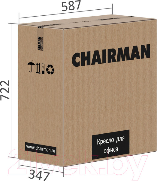 Изображение товара Кресло офисное Chairman Home 115 (Т-14 коричневый)