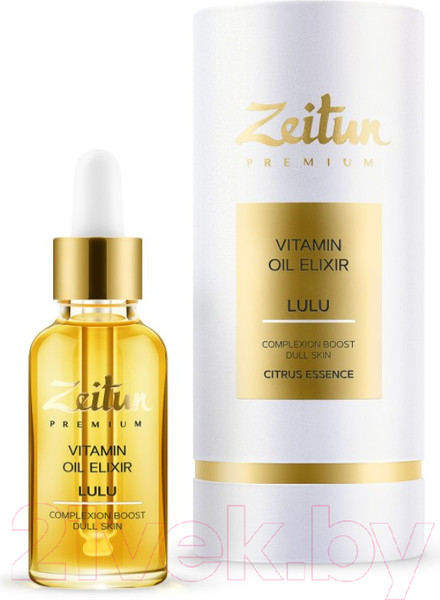Изображение товара Масло для лица Zeitun Эликсир Lulu витаминный Для сияния тусклой кожи (30мл)