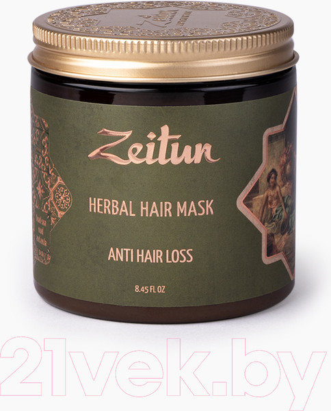 Изображение товара Маска для волос Zeitun Против выпадения волос С грязью Мертвого моря и амлой (250мл)