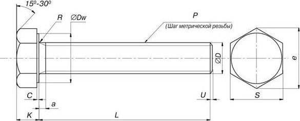 Изображение товара Болт ЕКТ B008392