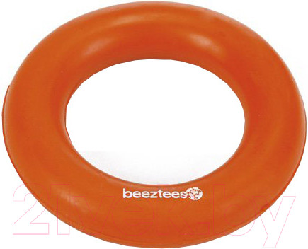 Изображение товара Игрушка для собак Beeztees Кольцо резиновое твердое / 625939 (оранжевый)