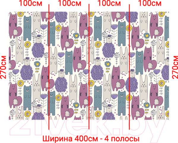 Изображение товара Фотообои листовые Arthata Fotooboi-Raznoe-90 (400x270)