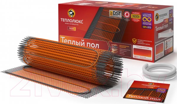 Изображение товара Теплый пол электрический Теплолюкс ProfiMat 2700 Вт/15кв.м