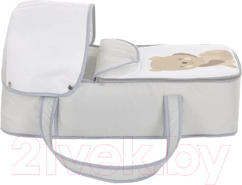 Изображение товара Люлька-переноска Bambola Мишка / 6238 (серый/белый)