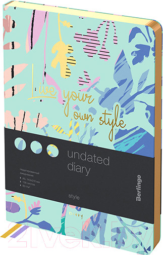 Изображение товара Ежедневник Berlingo Style / UD2_99502 (136л, зеленый)