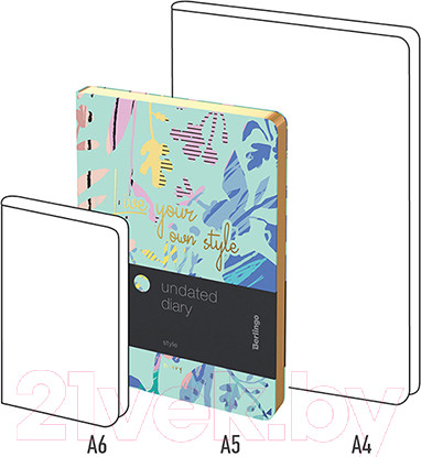 Изображение товара Ежедневник Berlingo Style / UD2_99502 (136л, зеленый)