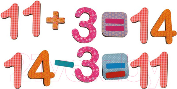 Изображение товара Развивающий игровой набор Baby Toys Wood Арифметика / 02997