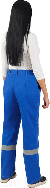 Изображение товара Комплект рабочей одежды Sardoba Tekstil Смена женский (р-р 60-62 / 170-176, василек / серый)