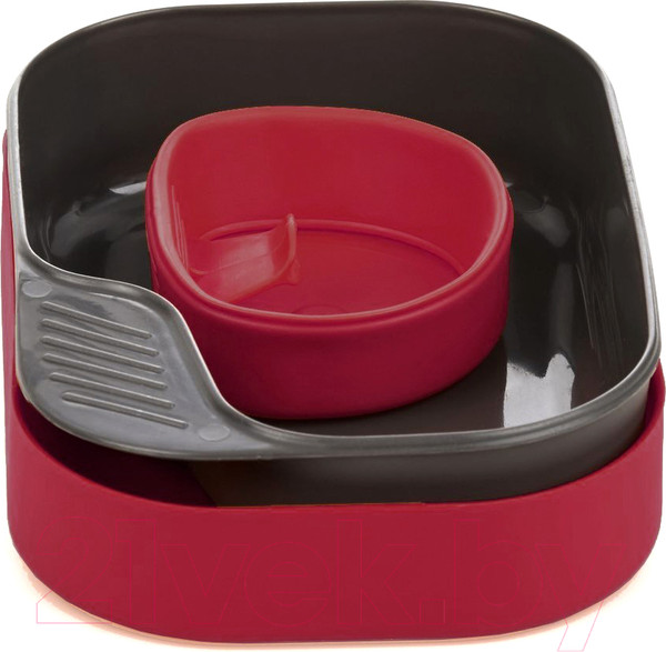 Изображение товара Набор пластиковой посуды Wildo Camp-A-Box Basic Bio/ 6302 (raspberry)