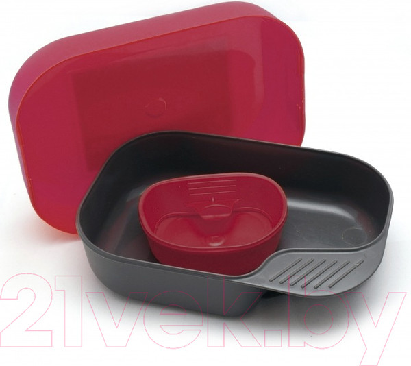 Изображение товара Набор пластиковой посуды Wildo Camp-A-Box Basic Bio/ 6302 (raspberry)