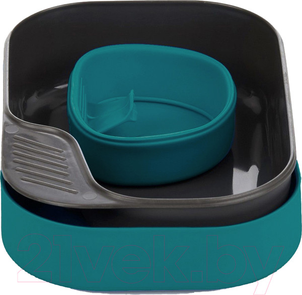 Изображение товара Набор пластиковой посуды Wildo Camp-A-Box Basic Bio / 6303 (azure)