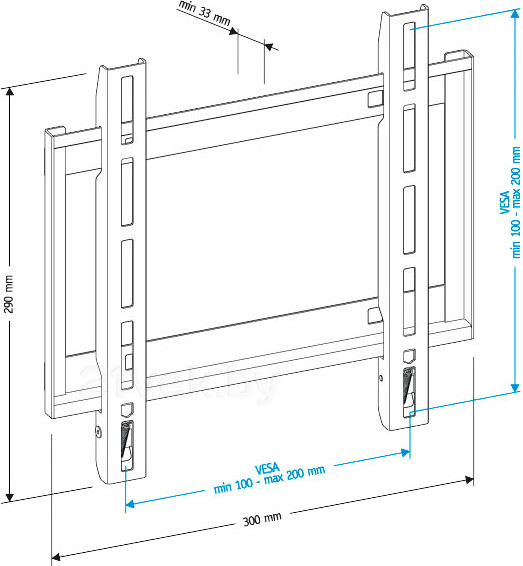 Изображение товара Кронштейн для телевизора Holder LCD-F2608-B