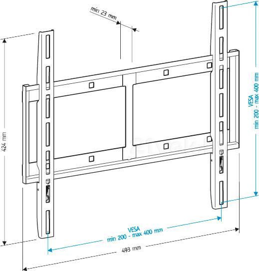 Изображение товара Кронштейн для телевизора Holder LCD-F4610-B