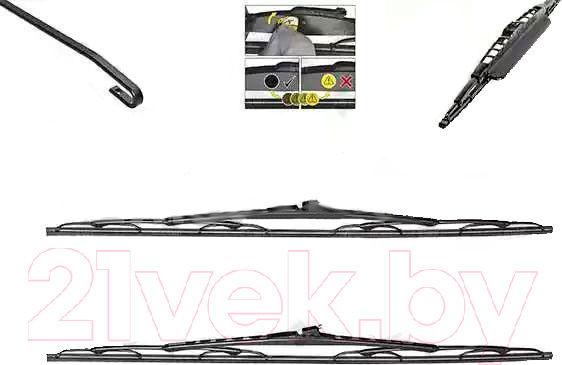 Изображение товара Щетки стеклоочистителя SWF 116342