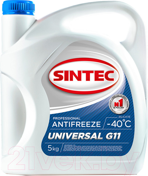 Изображение товара Антифриз Sintec Universal G11 / 800522 (5кг, синий)