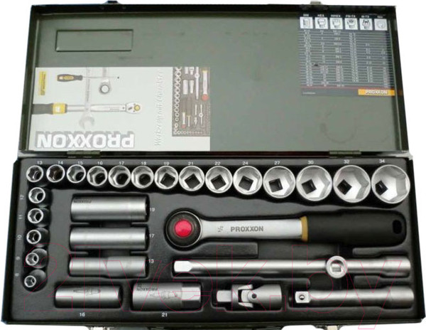 Изображение товара Набор головок слесарных Proxxon 23000
