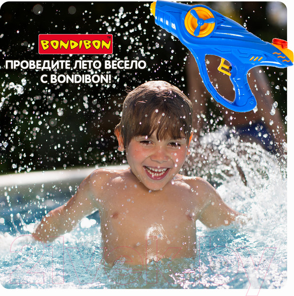 Изображение товара Бластер игрушечный Bondibon Водный пистолет. Наше лето / ВВ4420