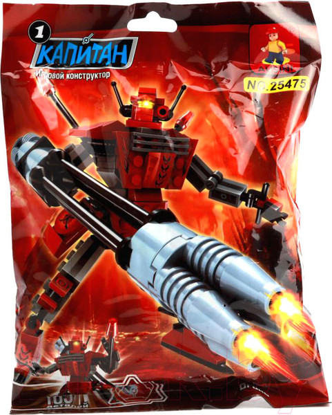 Изображение товара Конструктор Ausini Капитан Огонь / 25475