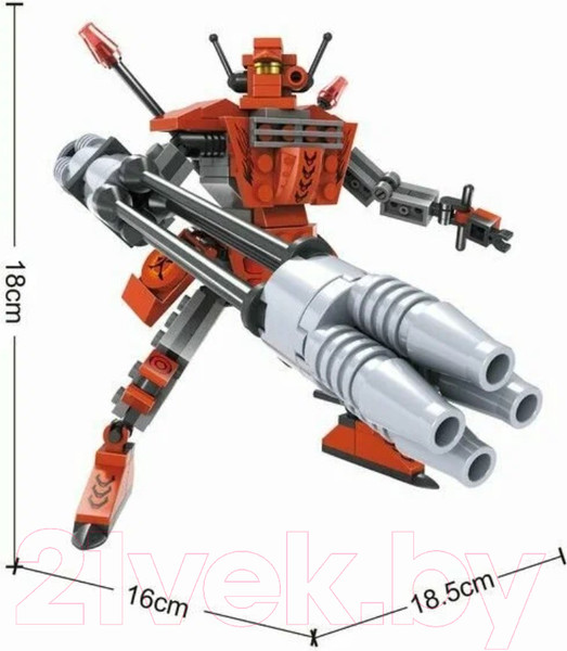 Изображение товара Конструктор Ausini Капитан Огонь / 25475