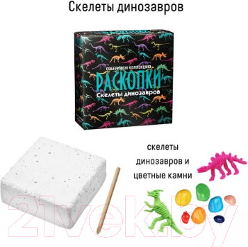 Изображение товара Набор для опытов Bumbaram Набор для проведения раскопок. Эра динозавров / dig-48