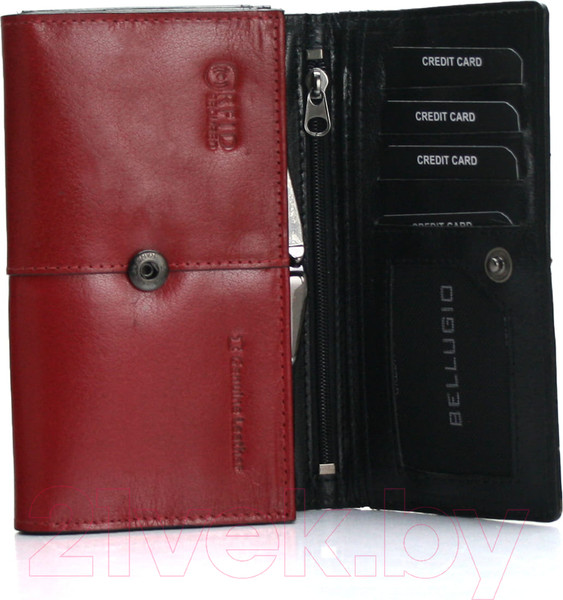 Изображение товара Портмоне Bellugio EDF-103R-099S  (красный)