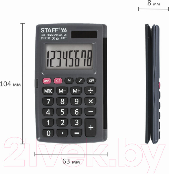 Изображение товара Калькулятор Staff STF-6248