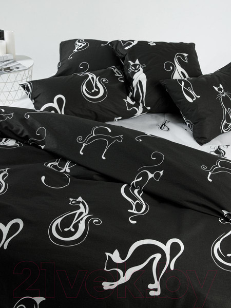 Изображение товара Комплект постельного белья Ночь нежна Багира Стандарт Евро 70x70 / 70305-1+70306-1