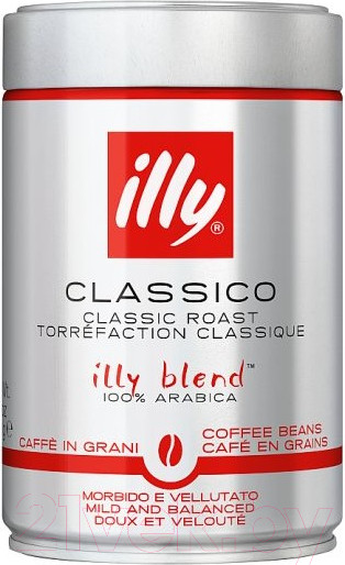 Кофе в зернах illy Средней обжарки  (250г)