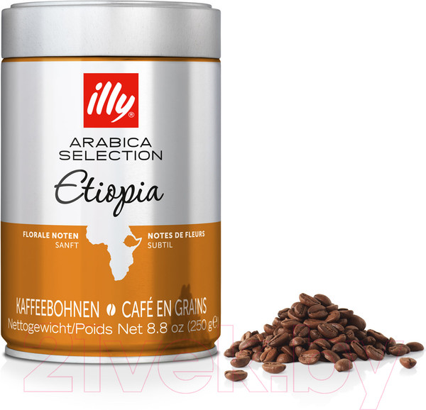 Изображение товара Кофе в зернах illy Арабика селекшн Эфиопия  (250г)