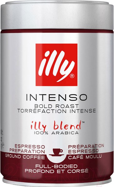 Изображение товара Кофе молотый illy Темной обжарки (250г)