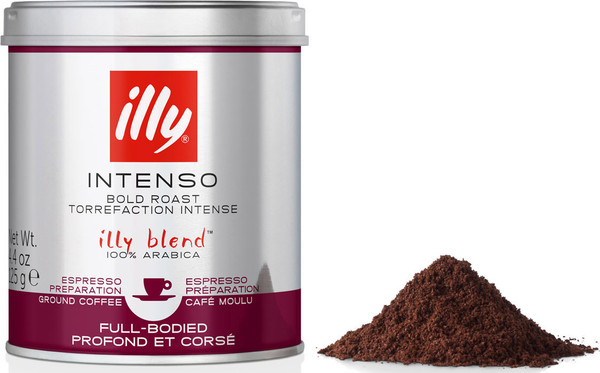 Изображение товара Кофе молотый illy Темной обжарки (125г)