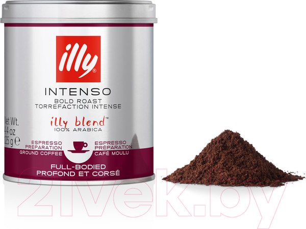 Изображение товара Кофе молотый illy Темной обжарки (125г)