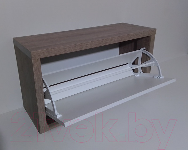 Изображение товара Тумба в прихожую Элана 1.80 (дуб трюфель/белый)