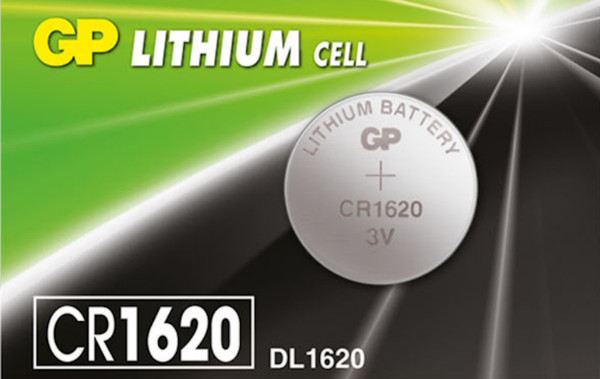 Изображение товара Комплект батареек GP Batteries Lithium CR1620 (5шт)
