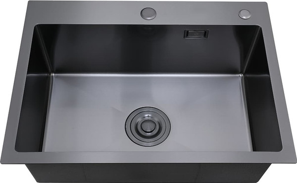 Изображение товара Мойка кухонная РМС MR-5843BL (корзина раздвижная и дозатор врезной)