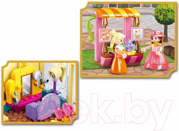 Изображение товара Конструктор Sluban Village Салон красоты / M38-B0906 (353эл)