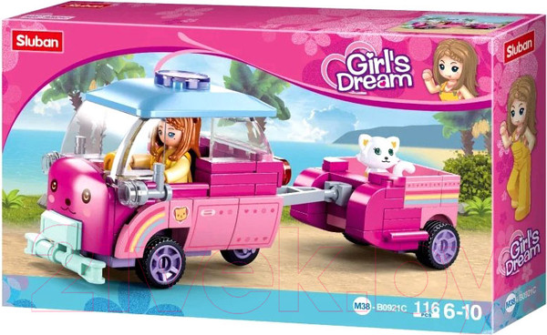 Изображение товара Конструктор Sluban Розовая мечта / M38-B0921C (116эл)